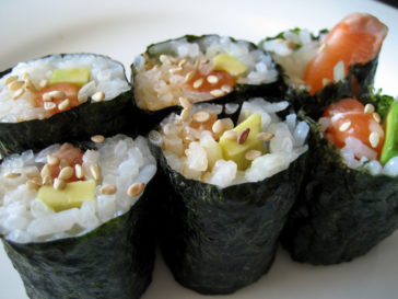 Vegetable Nori Rolls with All the Fixin’s