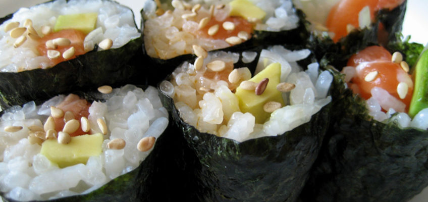 Vegetable Nori Rolls with All the Fixin’s